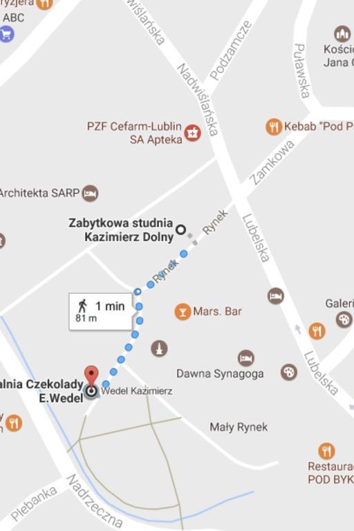 Dom Goscinny Browarna 4 Kazimierz Dolny Exteriör bild